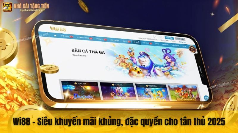 Wi88 - Siêu khuyến mãi khủng, đặc quyền cho tân thủ 2025